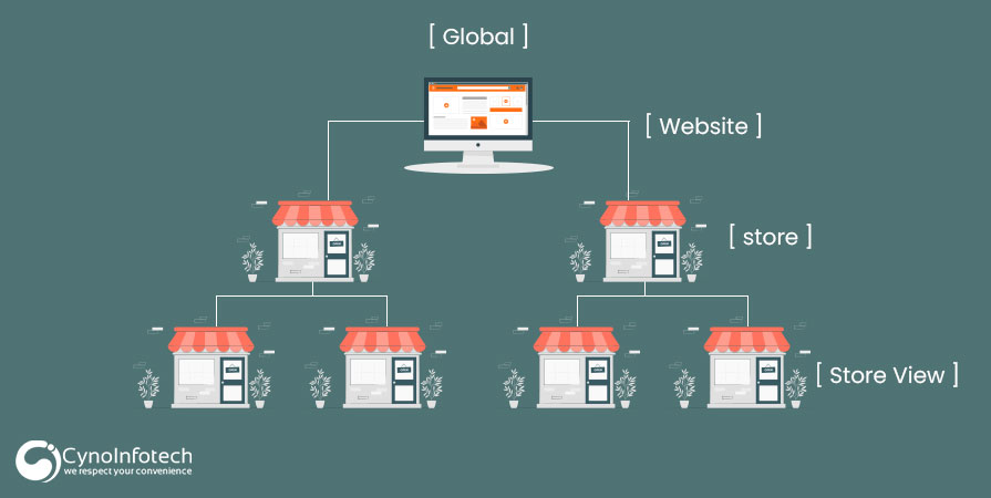 Difference Between Website, Store & Store View in Magento 2